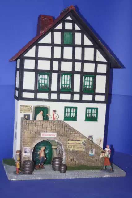 71047 Halb-Relief Haus Weinhandlung  Witzberg mit Zubehör, Große Spur G/LGB