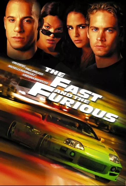 Fast And The Furious Movie Poster Print & Unframed Canvas Prints