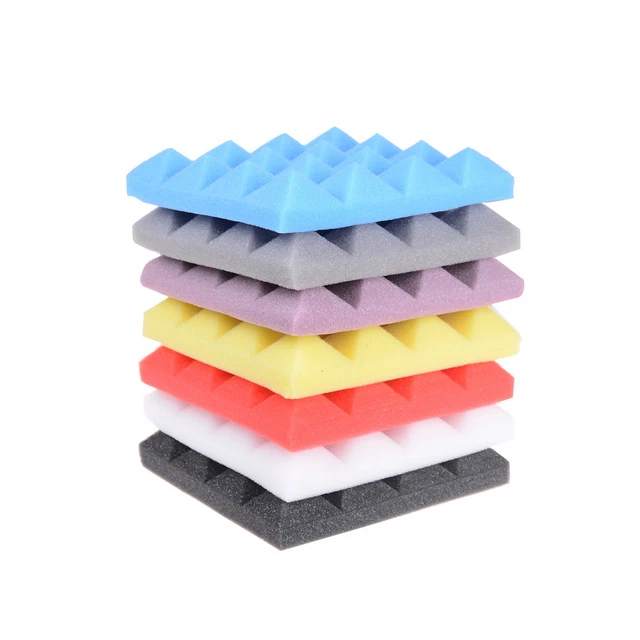 25*25*5cm Mousse d'insonorisation Studio Traitement acoustique du son