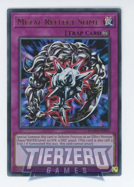 Yugioh Metal Reflect Slime MAMA-EN093 Ultra Rare 1st Edition Near Mint