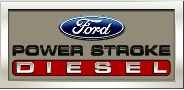 Ford Power Stroke Diesel Truck F250 Metal Tin Sign Garage Man Cave New