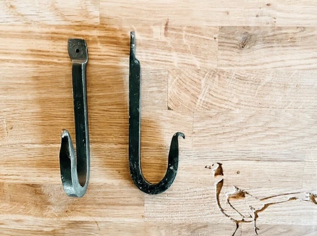 Hand Forged Blacksmith Vintage Wrought Iron Kitchen Meat Butchers Hanging Hook