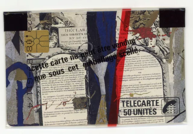 Télécarte Publique - F85 carte D - Pte suite Droits de l'Homme - 50 unités - NSB