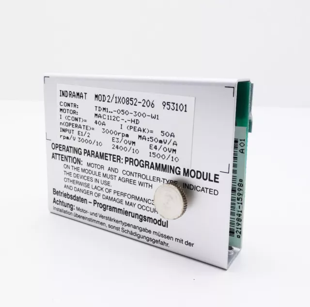 Indramat MOD2/1X0852-206 MOD2/1X0852206 953101 Modulo di programmazione - inutilizzato-