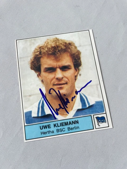 Carte Autographe Originale Lothar Gross - Hertha BSC Berlin, Années 60, état Très Bon