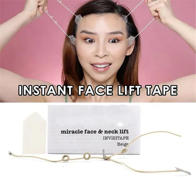 *40 Pcs Face Lifting Tape Invisible V-Line Patch Band Kit Thin Facial Stick Tool