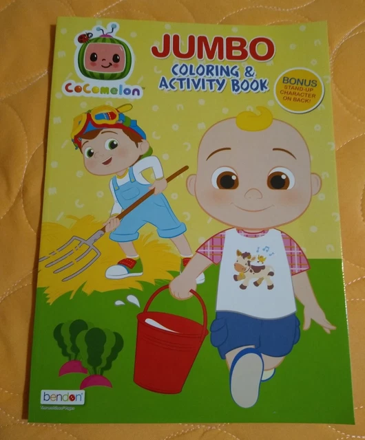 JUMBO COLORING & Activity Book with Tear/Share Pages New