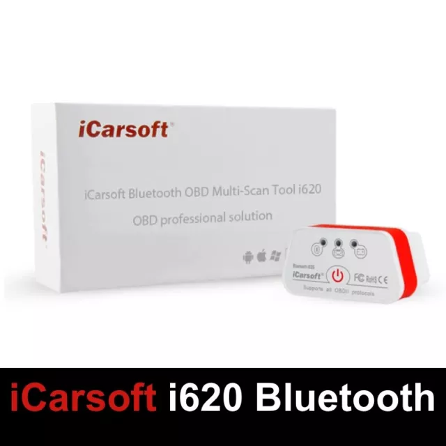 iCarsoft i620 Bluetooth | Strumento diagnostico auto multimarca OBD2 2023