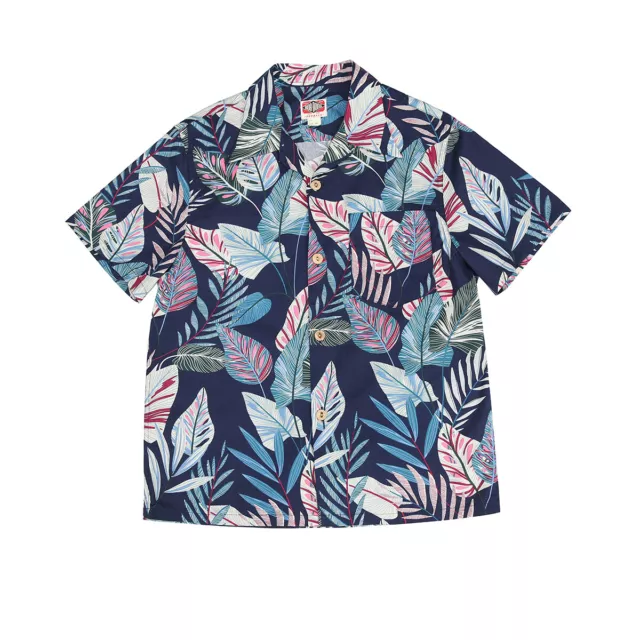 BOB DONG One Hundred Tigers Hawaiian Shirts Men Tropical Aloha Short Sleeve