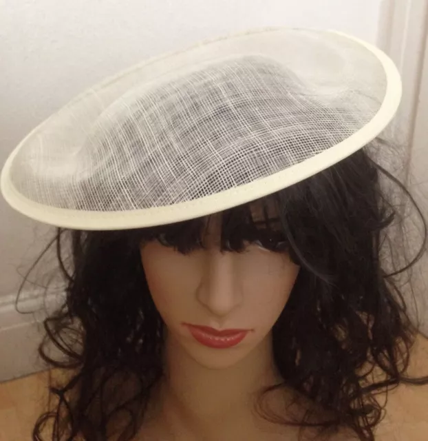 Hat Sinamay Dipped  Base 30 cm Great for making fascinators party hats