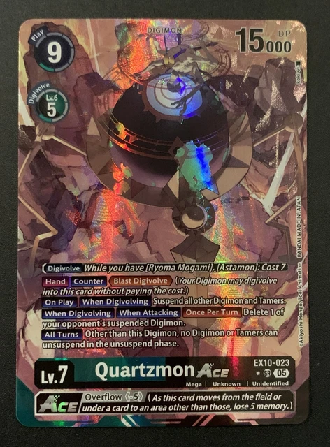 QUARTZMON ACE EX10-023 SR - Alt Art - Sinister Order
