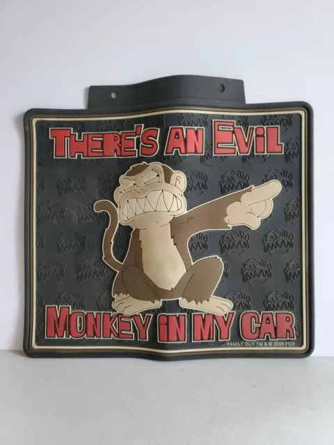 Family Guy Theres An Evil Monkey In My Car Floor Mat HTF 2005 Fox