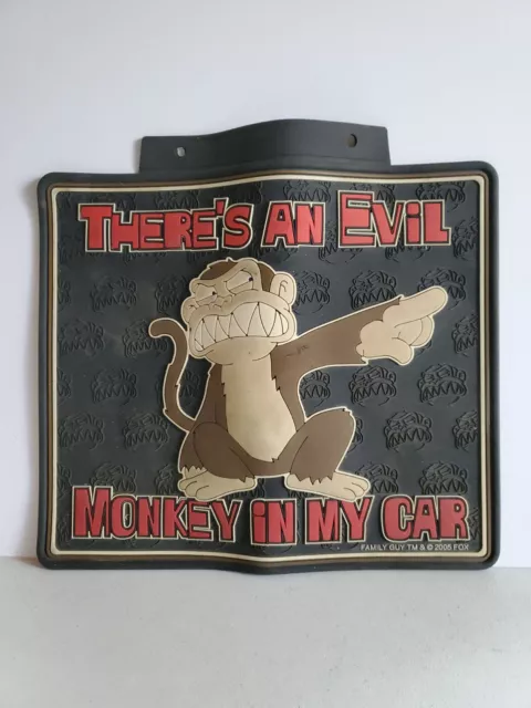 Family Guy Theres An Evil Monkey In My Car Floor Mat HTF 2005 Fox Family Guy Theres An Evil Monkey In My Car Floor Mat HTF 2005 Fox