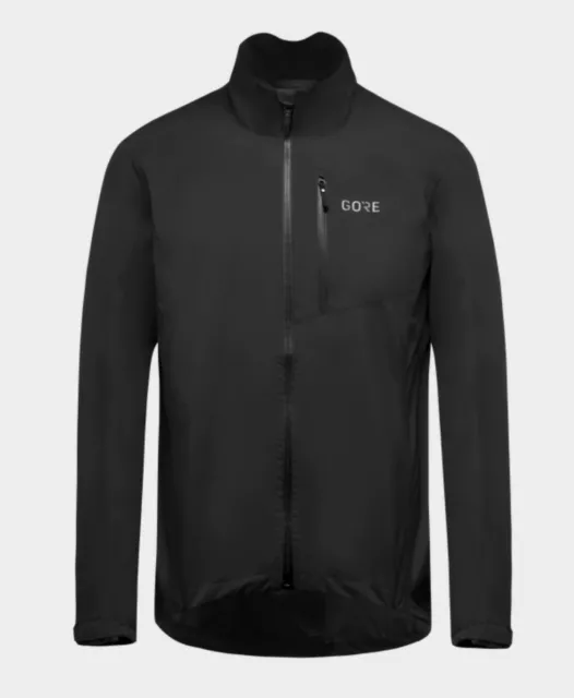 GORE Wear Mens Paclite GTX GORE TEX Cycling Jacket -Black- Small (S) RRP £219.99