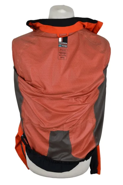 MADISON Orange Cycling Jacket size M Mens Pro Rider Developed Full Zip 3