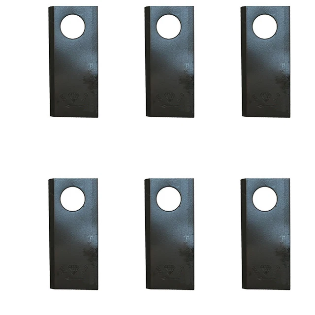 (6 Pack)- Disc Mower Blades 9847683 Fits Case IH Fits Ford New Holland, Fre