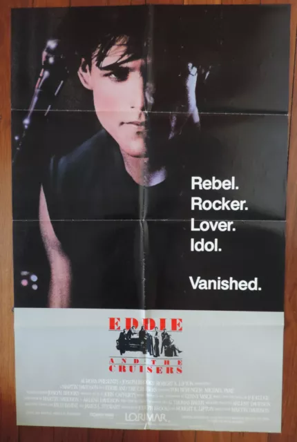 EDDIE AND THE CRUISERS Original 1983 Australian One Sheet Movie Poster M. Paré