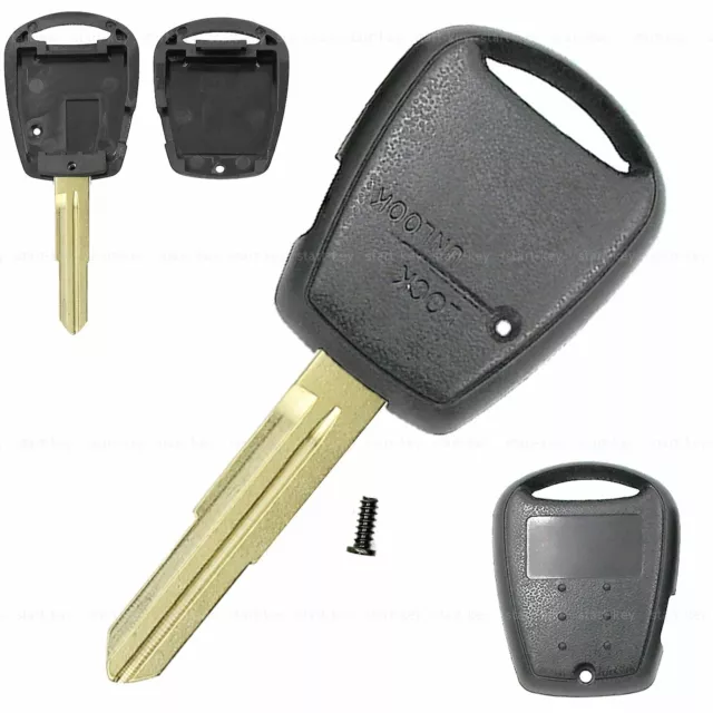 Schlüssel Ersatz Gehäuse passend für Hyundai Kia Picanto Carens Rio Getz H1 Acce