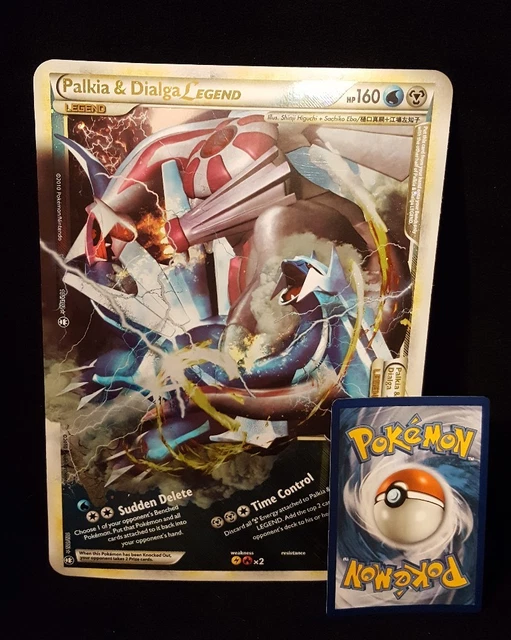 POKEMON CARD PALKIA & Dialga Legend JUMBO HOLO 102/102 Oversize TCG NM Free  Ship $21.80 - PicClick