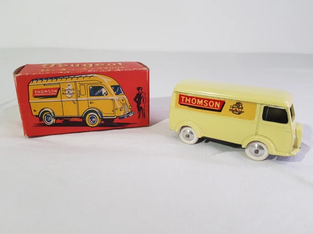 A40 1:43 QUIRALU PEUGEOT D4A VAN VAN THOMSON YELLOW MIB