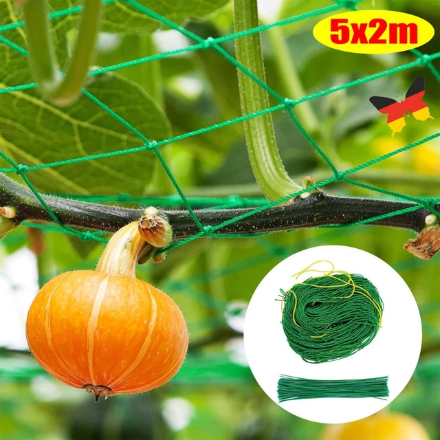 VIVOSUN Ranknetz 1,5x9m - Gartennetz Mit 15cm Maschen Für Gurken, Tomaten & Kletterpflanzen