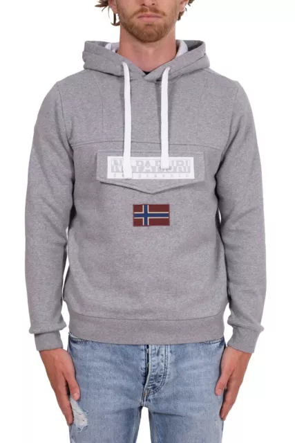 NAPAPIJRI - Felpa Burgee uomo con cappuccio