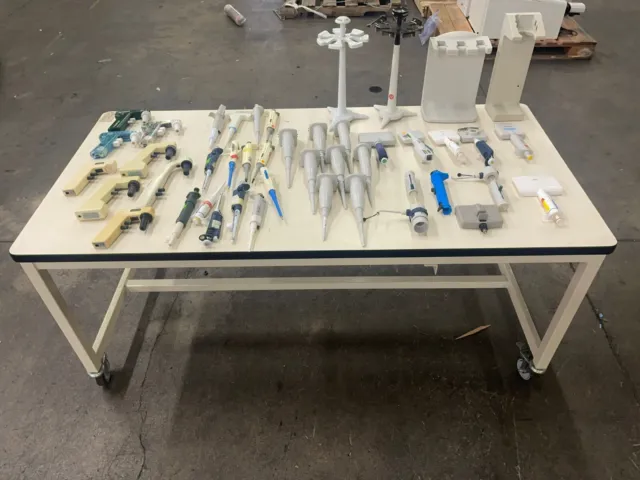 Large Lot of Rainin Eppendorf Gilson Thermo Pipettes