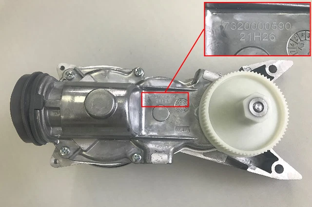 Kenwood Chef Ricambio Puleggia Motore Con Spinotto E Spinotto Filettato, Adatto A Modelli KM001-KM007 (Parte KW675025)