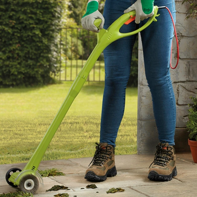 Garden Gear 140W Electric Weed Sweeper Moss Remover Grass Patio Cleaner Tool NEW