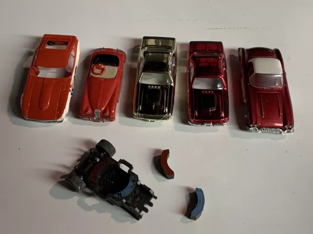 HO SLOT CAR Parts Lot Aurora T jet Afx Tyco Jaguar Datsun Corvette