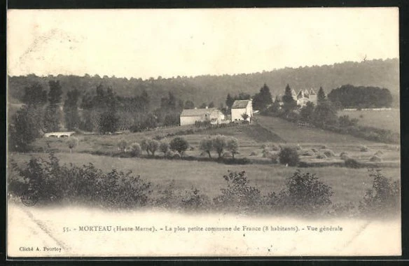 CPA Morteau, General View 1904