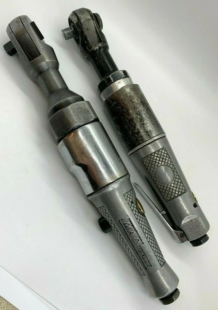 VTG MAC Tools Air Powered 3/8" Drive Wrench Pneumatic Ratchet Gun Set Lot AR747 2