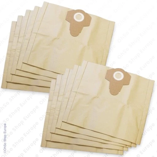SPARES2GO Stofzakken compatibel met Titan TTB350 TTB351VAC TTB430VAC TTB775VAC TTB776VAC Stofzuiger (Pack van 5 Verfrissers