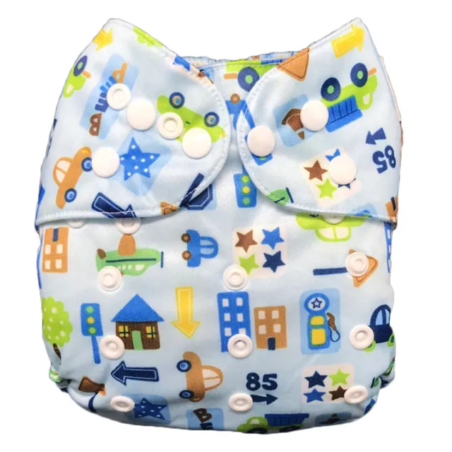 IXYVIA Baby Cloth Diapers Resizable Adjustable Washable Pocket Nappies #8