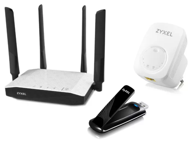 ZYXEL INDOOR ACCESS Point Wlan-Netzwerksystem - Router - Ripetitore - USB  Na - EUR 72,68 - PicClick IT