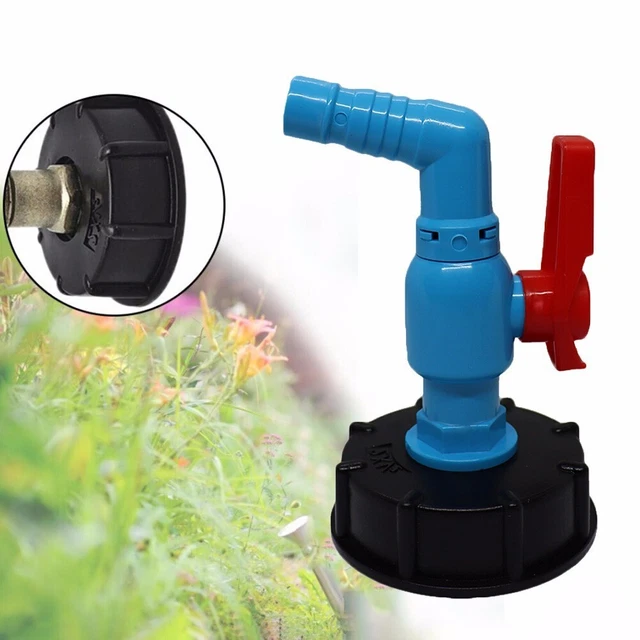 Adattatore Per Serbatoio IBC Con Rubinetto E Raccordo – Filettatura S60x6 – Attacco 3/4” - 3