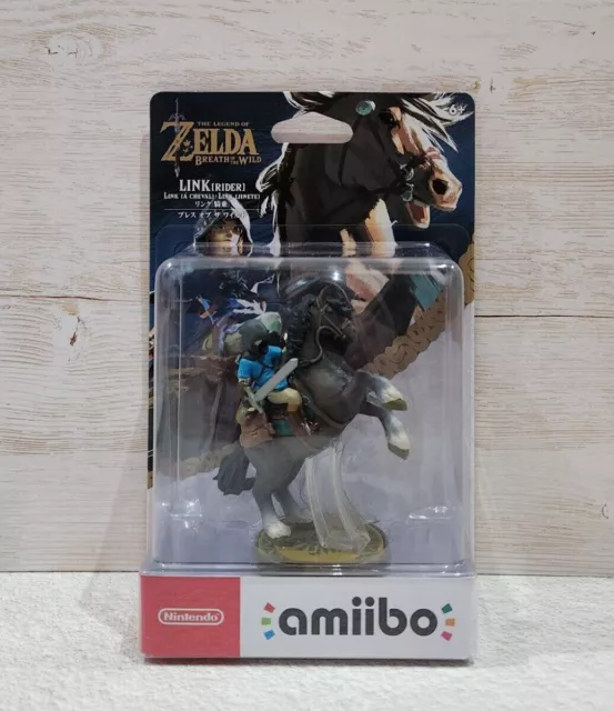 Lien Amiibo chevauchant Breath Of The Wild Legend série Zelda