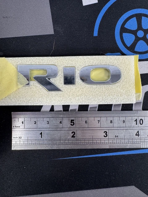 Hq Rio Emblem GENUINE KIA RIO Rear Tailgate Boot Badge Emblem New 86310-1W000 2012 ...