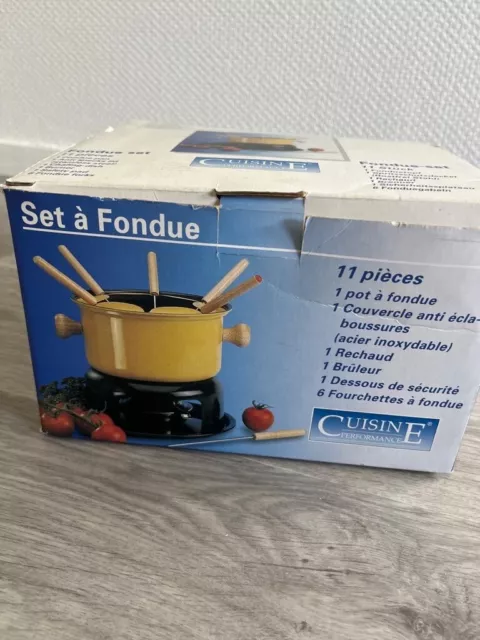 Set à fondue 1/2 personnes 11 pièces