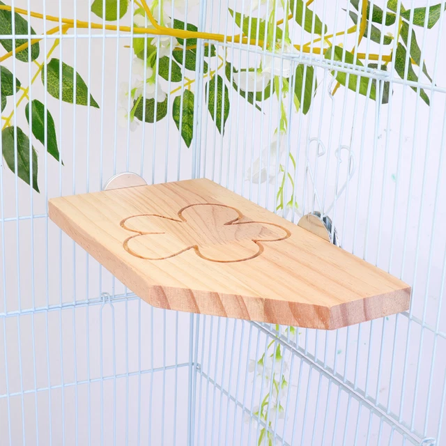 Photo inspiration: Hamster Cage Door Perch Attachments Reference: Wooden Hamster Supplies Bird Perch Platform Cage Accessories 14 89