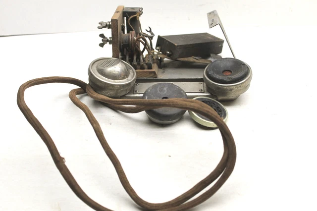 Western Electric Model 285W Metal Lineman's Test Phone Railroad Field Equipment 3