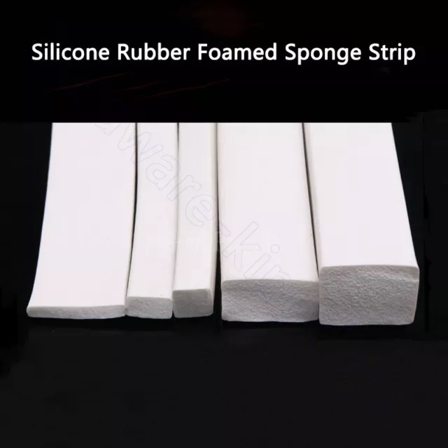 Cavo quadrato in silicone spugna schiuma striscia quadrata guarnizione sigillata barre impermeabili