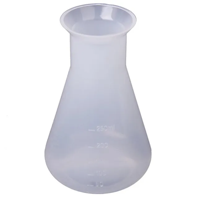 Flacon d'Erlenmeyer pour Laboratoire de Chimie en Plastique Transparent - 23796