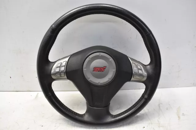 Subaru Impreza Hatchback Wrx Sti Grb R205 Steering Wheel 08 To 11 Good Condition