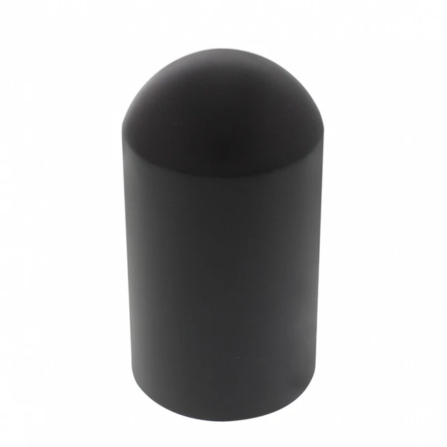 Black 33 Mm X 3 3/4" Dome Nut Cover - Thread-On