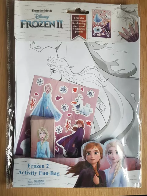 Brand New Disney Frozen 2 Colouring Activity Fun Pack