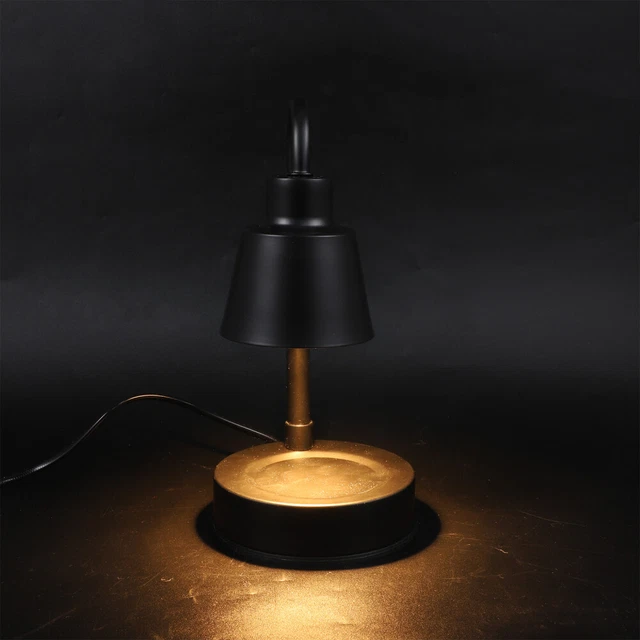 Wax Lamp Heater Mini Scented Candles Black Accent Decor Small Night Light