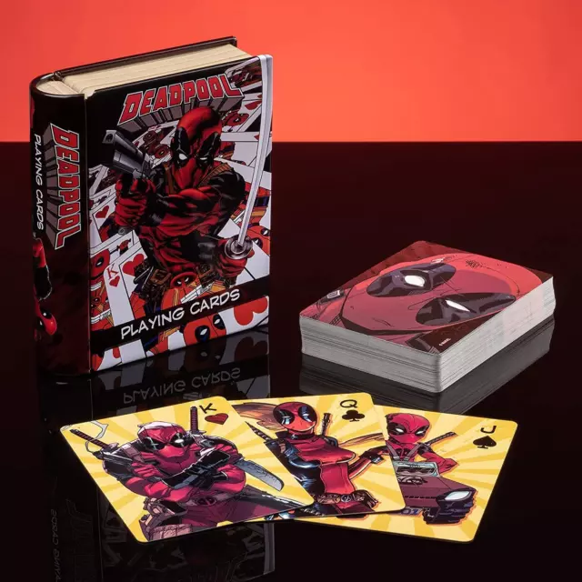 Paladone Marvel Deadpool Playing Cards and Tin