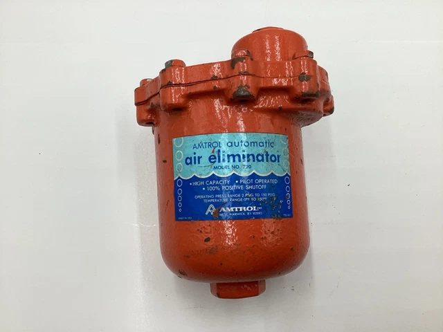 Amtrol Automatic Air Eliminator Model 720, Operating Range 2 PSIG to 150 PSIG