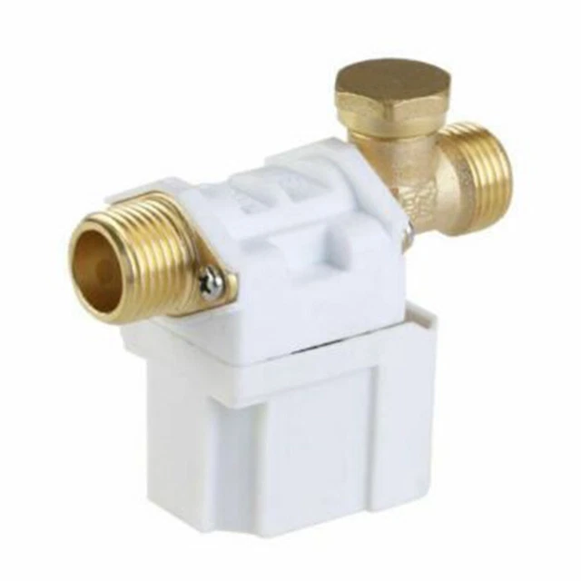 1,3 cm Dc 12V válvula magnética eléctrica válvula de agua N/C válvula de agua latón